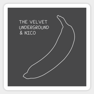 The Velvet Underground & Nico, white Sticker